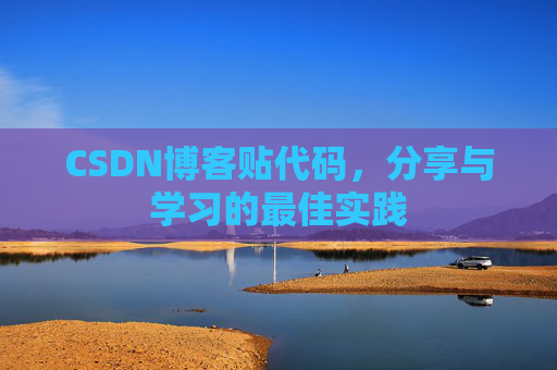 CSDN博客贴代码，分享与学习的最佳实践